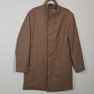 🤎 H&M Wool Blend Camel Coat – Size S